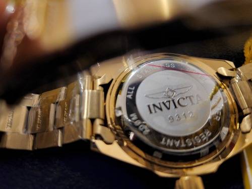 INVICTA PRO DIVER GOLD PLATED 40MM 200M WATER RESISTANT