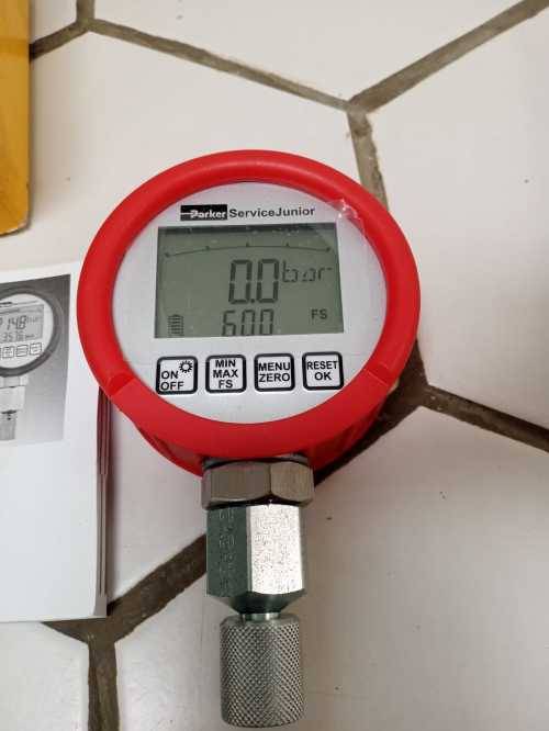 Parker 0-600bar Digital Pressure Guage