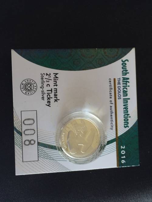 2016 Durban Flypress 2.5C Tickey - No 008 - First on BoB