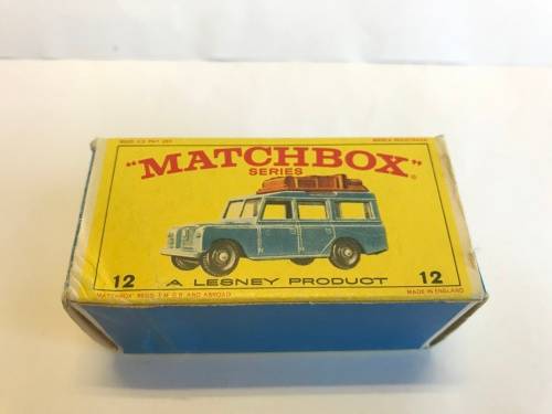 MATCHBOX LESNEY 12 SAFARI LAND ROVER with Original Box