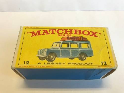 MATCHBOX LESNEY 12 SAFARI LAND ROVER with Original Box