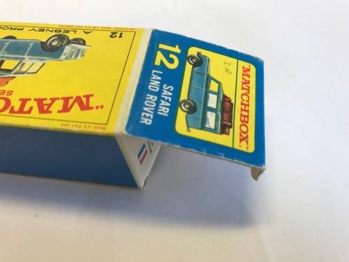MATCHBOX LESNEY 12 SAFARI LAND ROVER with Original Box