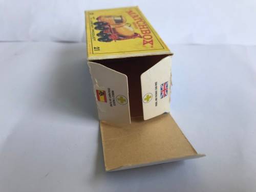 MATCHBOX No 21 Original Box Only