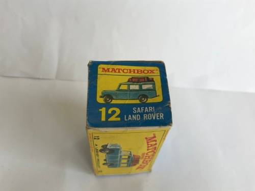FOR GERRIT ONLY - Matchbox Lesney No. 12 Land Rover Safari Dark Green + Original Box