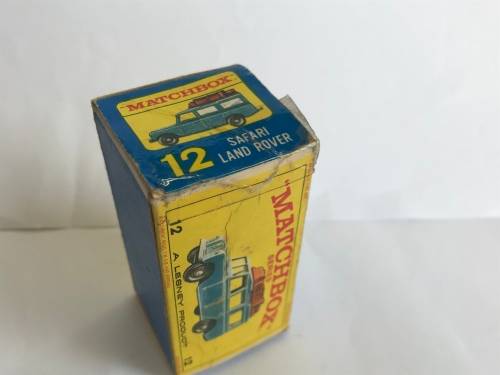 FOR GERRIT ONLY - Matchbox Lesney No. 12 Land Rover Safari Dark Green + Original Box