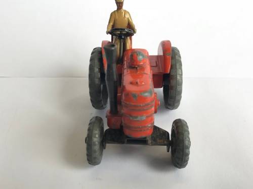 VINTAGE DINKY TOYS 301 FIELD MARSHALL TRACTOR with Dinky 322 Disc Harrow