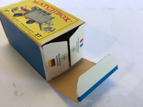Lesney Matchbox #37 Cattle Truck With Original Box