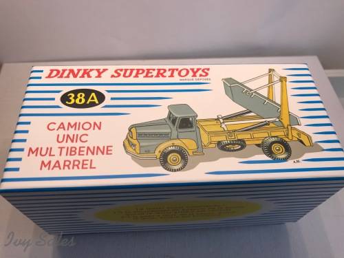 Atlas Edition - DINKY SUPERTOYS 38A CAMION UNIC MULTIBENNE MARREL - SUPER RARE