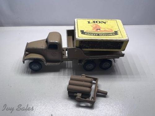 Fj France Jouets Military Truck Dodge 6x6 Rocket Launcher