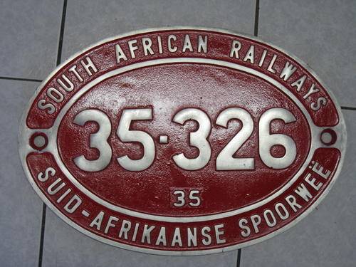 SOUTH AFRICAN RAILWAYS NUMBERPLATE **** R1 Start No reserve
