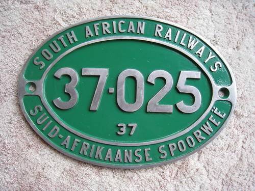 SOUTH AFRICAN RAILWAYS NUMBERPLATE **** R1 Start  No reserve