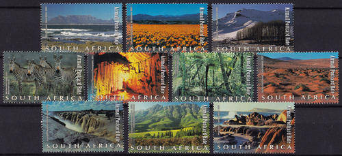 RSA : 2001, NATURAL WONDERS (**MINT)