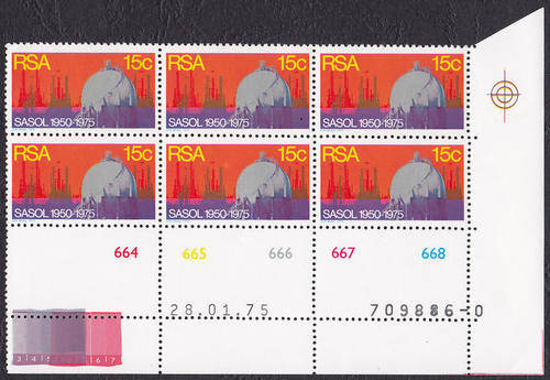 RSA : 1975, SASOL (CONTROL) **MINT