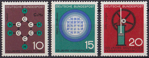 GERMANY : 1964, SCIENTIFIC ANNIVERSARIES (1st SERIES) **MINT