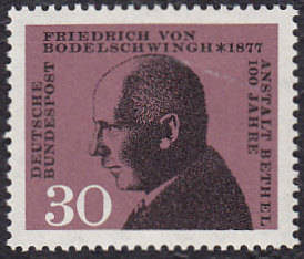 GERMANY : 1967, BETHEL HOSPITAL (SINGLE ISSUE) **MINT
