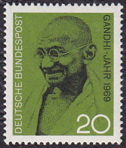 GERMANY : 1969, MAHATMA GANDHI (SINGLE ISSUE) **MINT