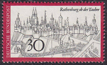 GERMANY : 1969, TOURISM - ROTHENBURG (SINGLE ISSUE) **MINT
