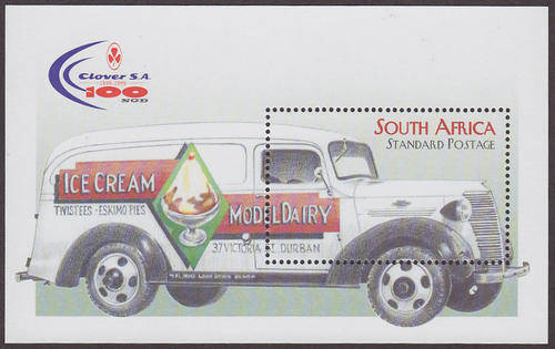 RSA : 1998, CLOVER CENTENARY (M/S) **MINT