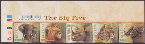 RSA : 2001, THE BIG FIVE (CONTROL) **MINT