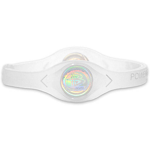 POWER BALANCE ODD STOCK {S} WRISTBAND CLEAR **Slight stains**