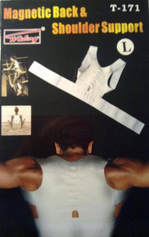 BACK AND SHOULDER SUPPORT MAGNETIC **L**