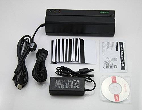 MSR605 Magnetic Stripe Card Reader Writer Encoder + 20 Cards