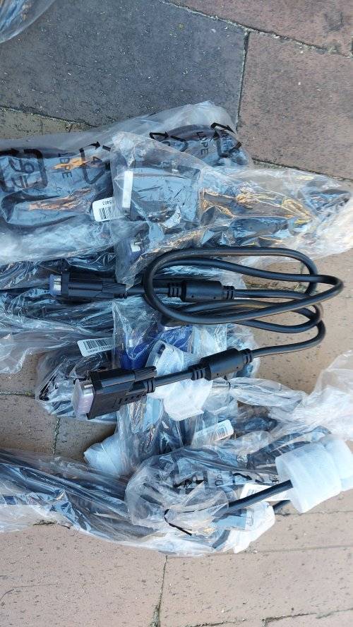 LOT of DVI and VGA Cables