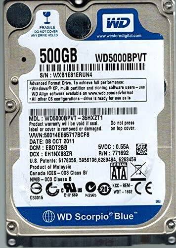 WD Western Digital 500GB Laptop Hard Drive - HDD