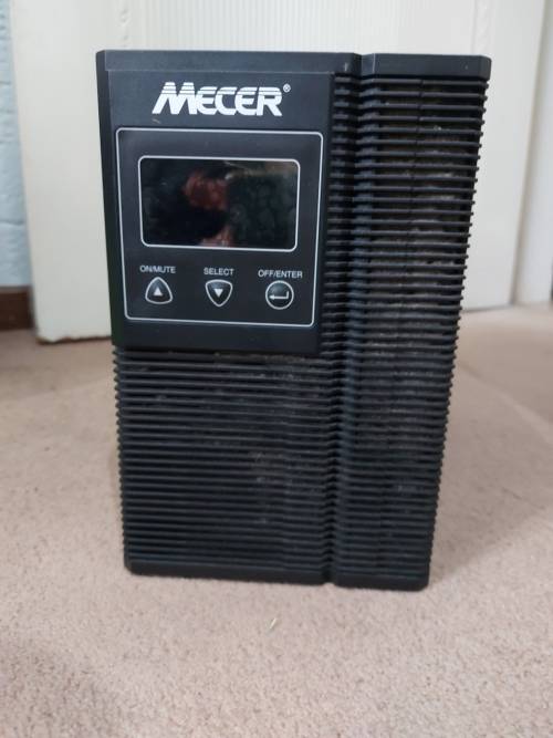 Mecer 1000VA/800W Tower UPS w/ Screen