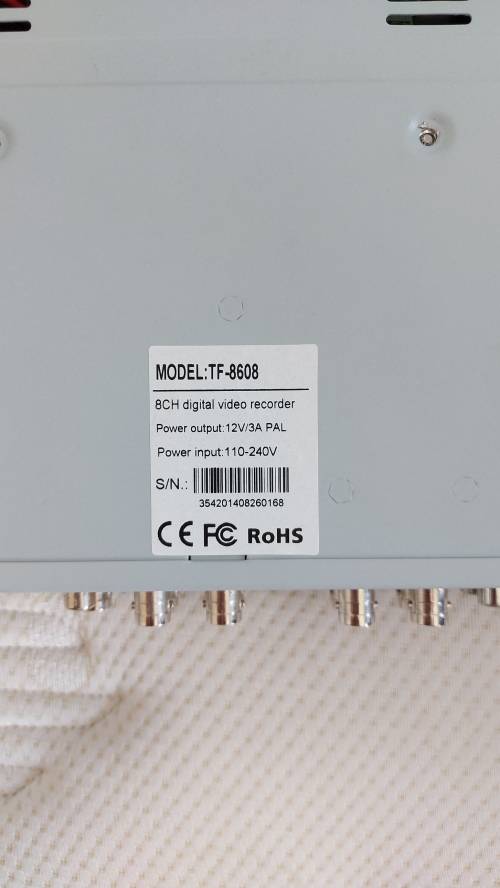 8 Channel CCTV DVR - Video Recorder with Hard Drive!!! *1TB*