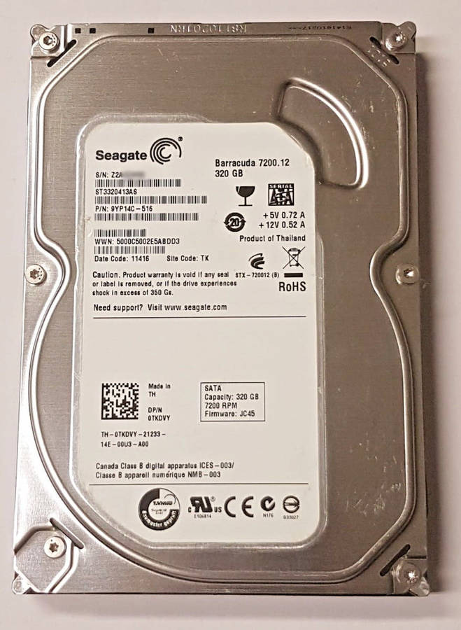Seagate Barracuda 500GB Desktop HDD
