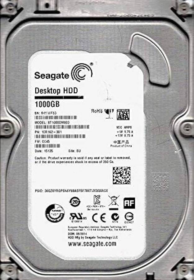Seagate 1000GB Desktop HDD