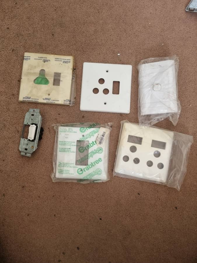 Huge Lot - Crabtree Electrical Switches and Covers
