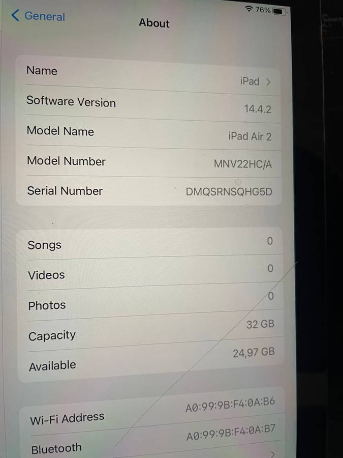 Apple IPad Air 2 32gb