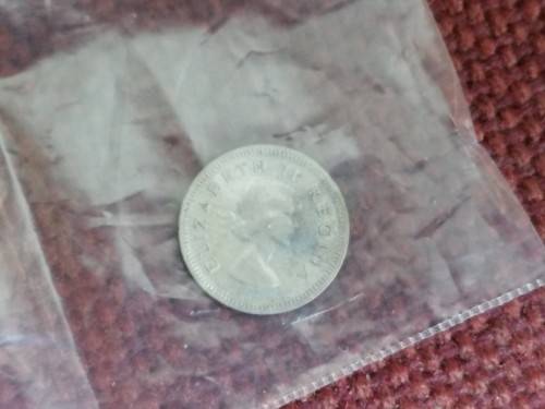 1954 Threepence (F to FV)
