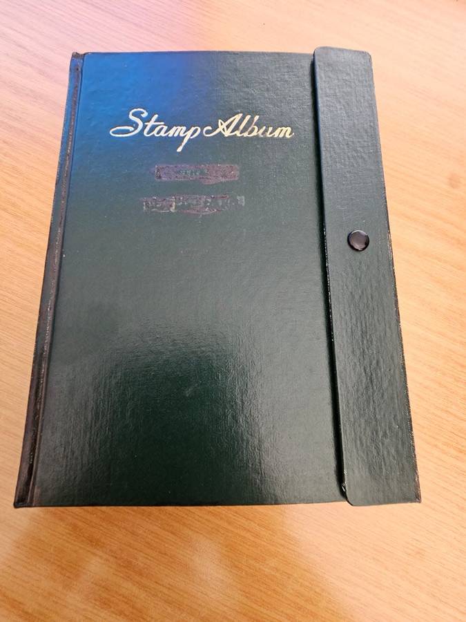 Small Black Stamp Stock Book