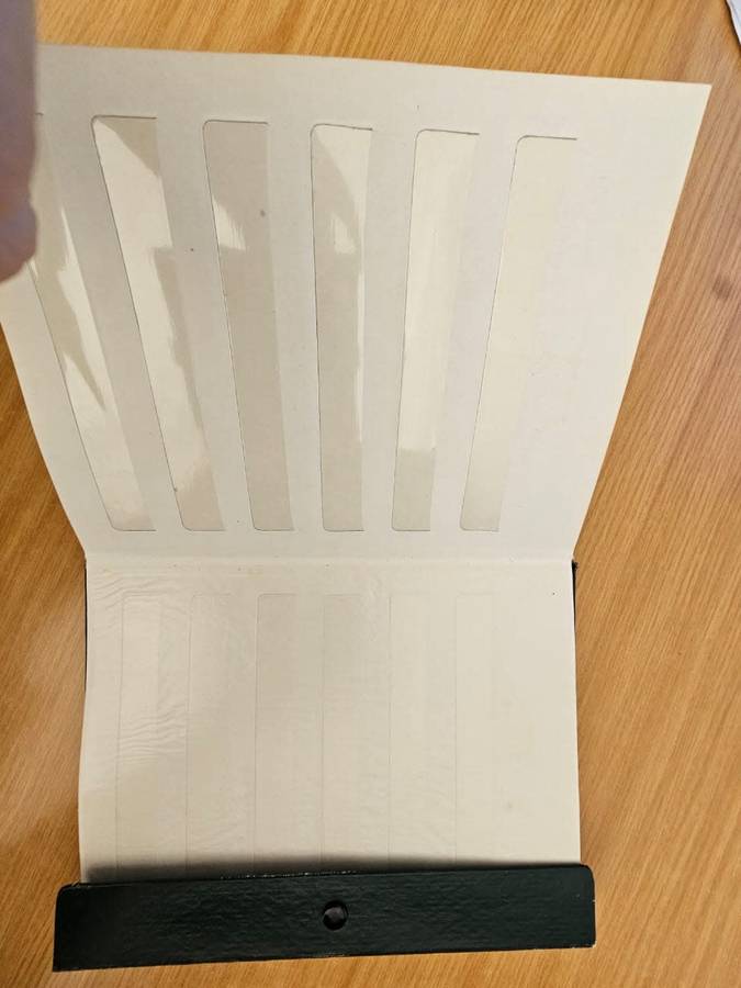 Small Black Stamp Stock Book