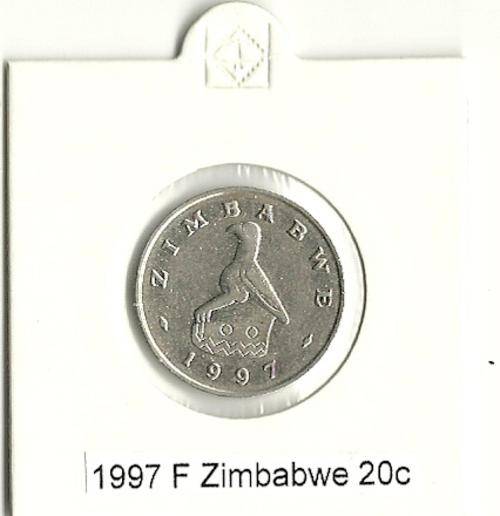 1997 F Zimbabwe 20c