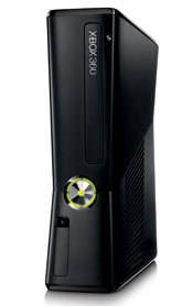 XBox 360 Slim 4gb with 110gb Hdd, 2 Remotes and 15 Games