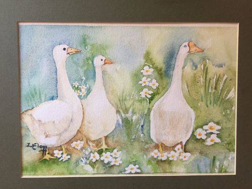 VERY GOOD ART FROM ZAKKIE ELOFF~~ WATER COLOUR ON PAPER