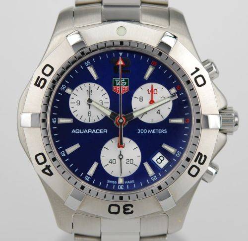 Tag Heuer Aquaracer Chronograph Quartz Mens Watch - Model CAF1112 300m