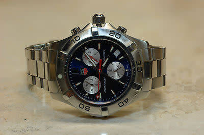 Tag Heuer Aquaracer Chronograph Quartz Mens Watch - Model CAF1112 300m