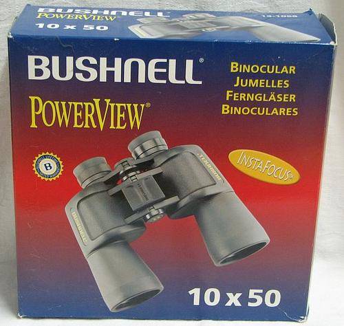 BUSHNELL PowerView 10 x 50 Binoculars - Model 13-1056