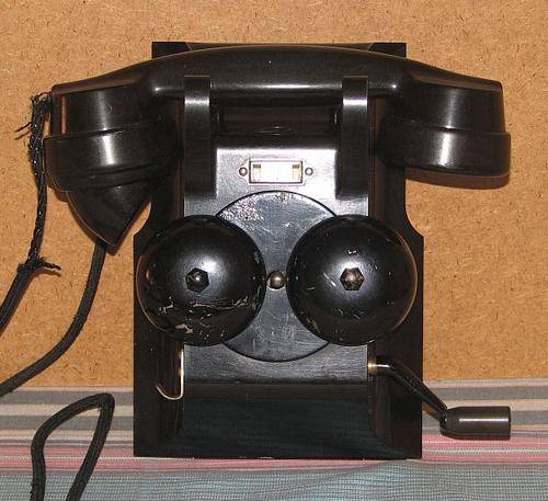 TWO OLD BAKERLITE PHONES - (See listing for photos of both items)