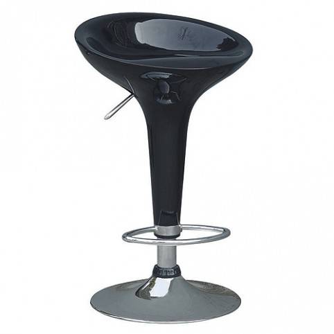 GLOBE BAR STOOL IN BLACK OR WHITE