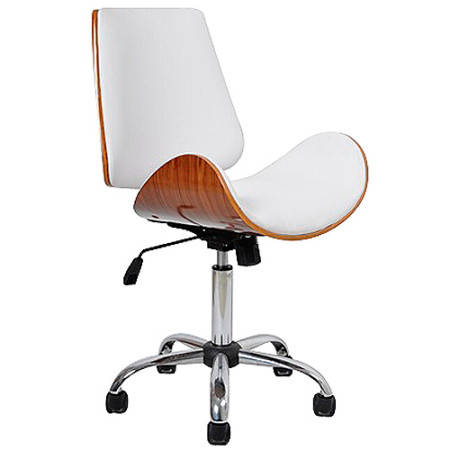 WILSON OFFICE CHAIR IN BROWN OR WHITE