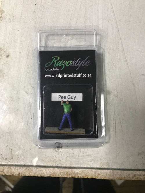 HO Scale Pee Guy