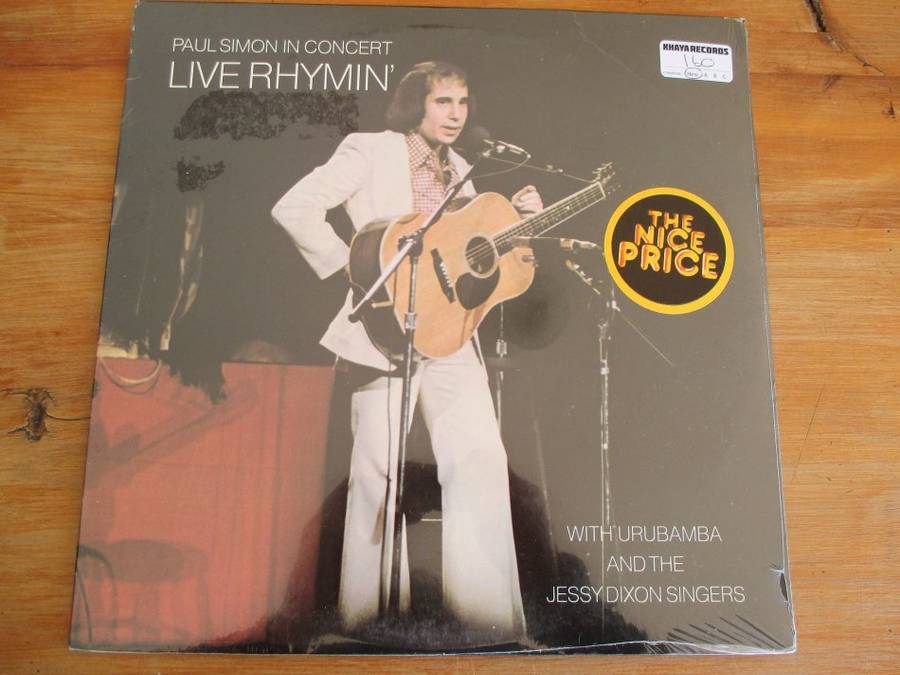 PAUL SIMON - LIVE RHYMIN' - USA VG+ / EX SEALED