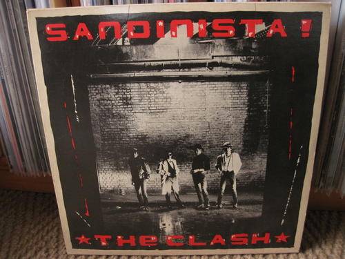 THE CLASH - SANDINISTA! - USA VG+ / VG+ 3 LP WITH FOLD OUT INSERT