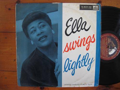 ELLA FITZGERALD - ELLA SWINGS LIGHTLY - UK VG- / VG-